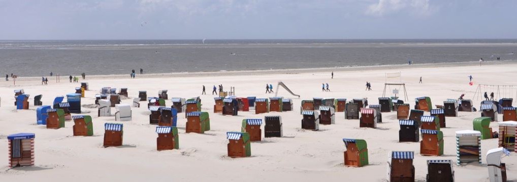 Strandkörbe zum Relaxen